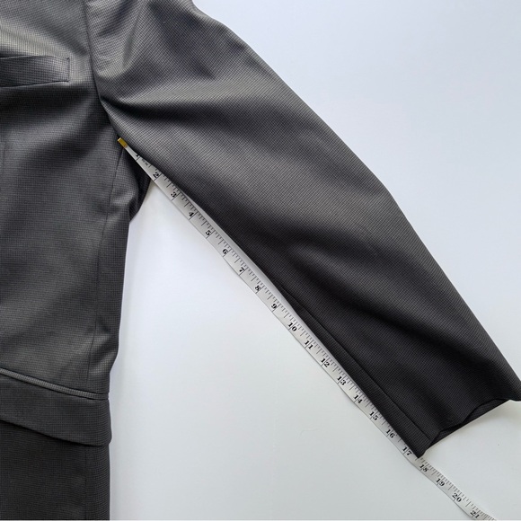 Kenneth Cole New York Two Button Micro-Houndstooth Check 44L Sportcoat - Picture 9 of 16